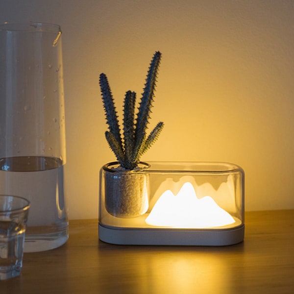 Sängbordslampa - Modern liten lampa för sovrum vardagsrum nattduksbord, LED-lampa, enkel design