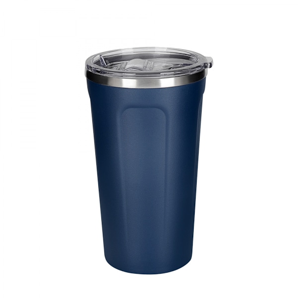 Termosmugg, Termosmugg, Kaffeemugg, läckagesäker, med lock, födelsedag, fullmåne, vattenflaska, souvenir (mörkblå) 450 ml