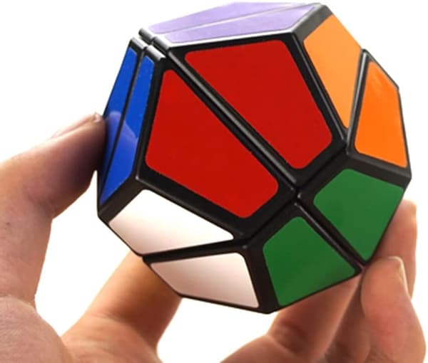 2-lagers 2x2 Megaminx Kub Sticker 2×2 Pentagonal Dodekaeder Hastighetskub Pussel Leksaker Hjärnteasers