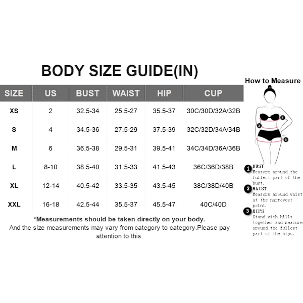 WJSM Kvinnors Tie Back Vadderad Hög Skuren Bralette Bikini Set Två Delar Baddräkt 1-black M