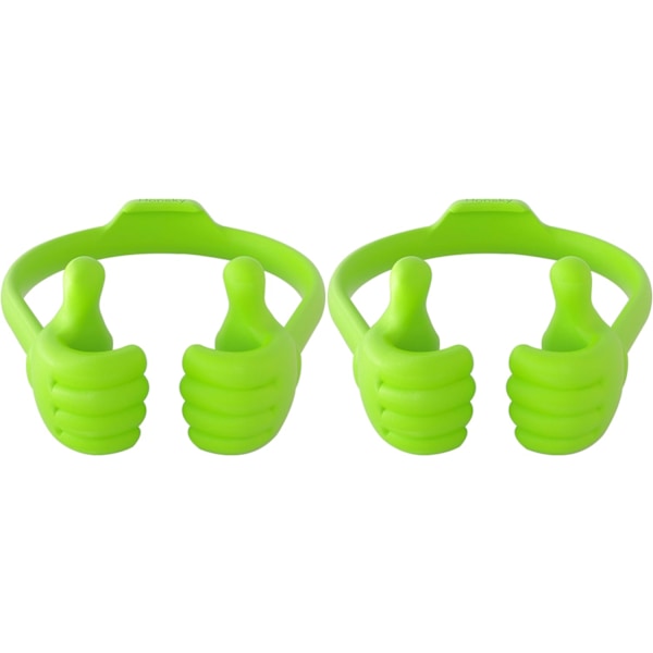 Thumbs Up 2-pakks nettbrettstativ, nettbrettstativholder for skrivebord, nettbrettstativ kompatibel med iPad-serien, Samsung Galaxy-faner Green/Green Plus