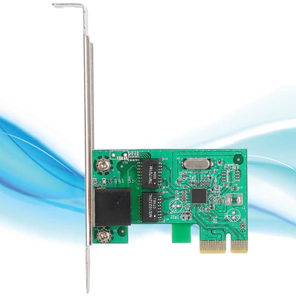 RJ-45 PCI-E Gigabit Ethernet nettverksadapter LAN-kort 1000 Mbps for Windows 98SE