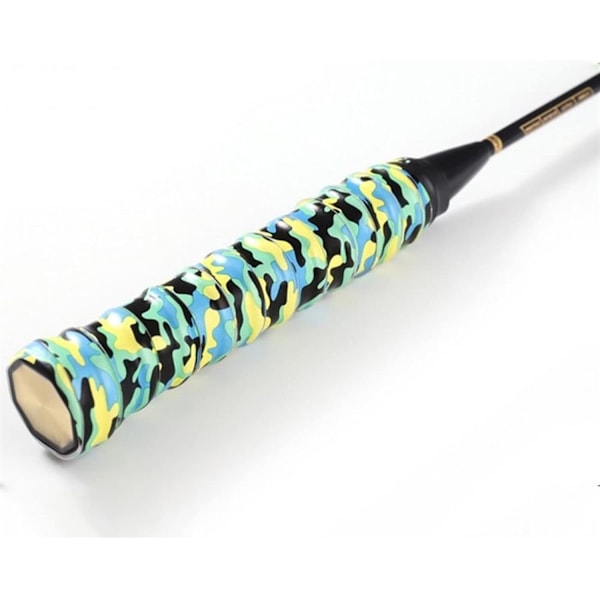 Tennisgrepptejp, 6 st tennisracketgrepp utomhus sport svettband kamouflage halkfri tejp övergrepp fiskespön svettband