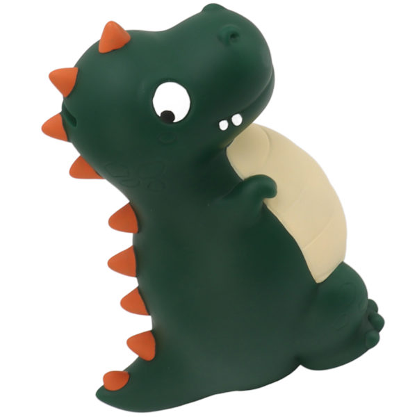 Dinosaurie Spargris Söt Cartoon Pengar Spara Box Fall Motstånd Pengar Mynt Bank Skrivbord Dekoration Pojkar Flickor Present Green Small