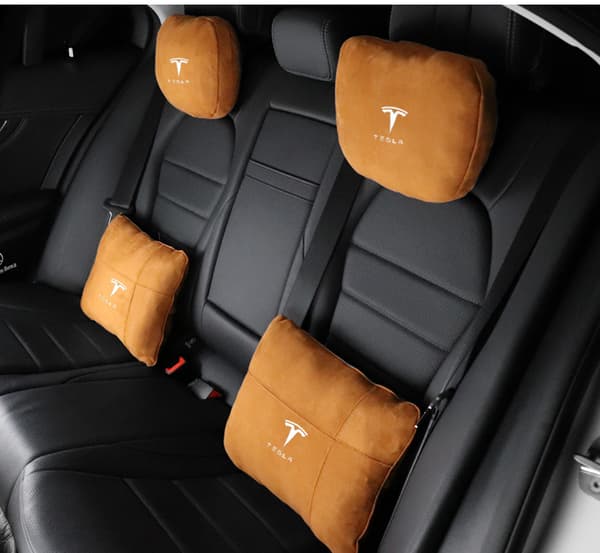 Soveltuu Tesla MODEL3/MODELY/MODELX niskatukeen ja ristiseläntukeen - Tesla [luonnonvalkoinen] niskatuki/1