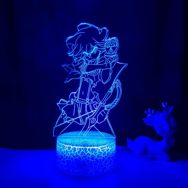 Anime Kill La Kill LED nattlys for soverom dekor lys bursdagsgave Manga Kill La Kill 3D bordlampe akryl