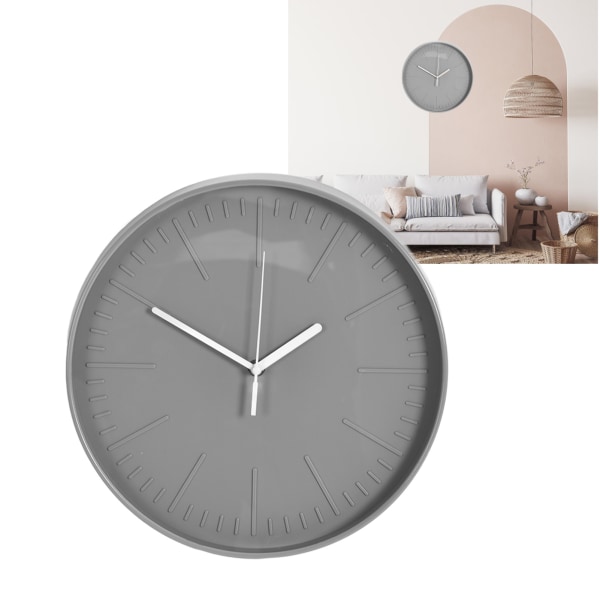 Stum Quartz Klocka Väggur Minimalistisk Modern Plast Väggklocka för Vardagsrum Sovrum Green