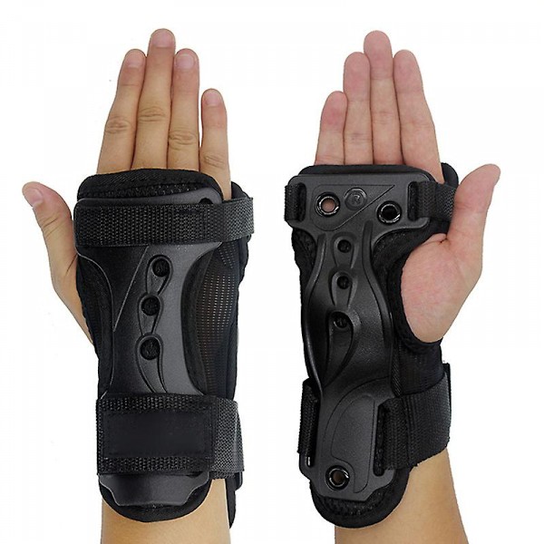 1 par justerbara handledsskydd stöd skidskyddsutrustning handskar(M)