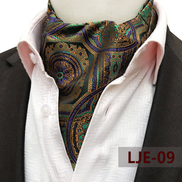 Herrscarf Ny cashewblomma jacquard polyester Brittisk kostym Skjorta Halsband Business halsduk