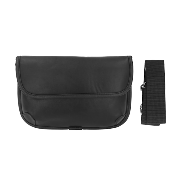 Miesten olkalaukku, ulkokäyttöön sopiva PVC-minilaukku puhelimille ja lompakolle, yksi koko Black