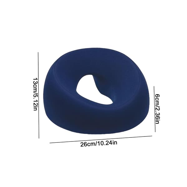 Massagepude med memoryskum-støtte, åndbart ansigts-nedad design til terapi, spa, søvn, flere farver Navy Blue