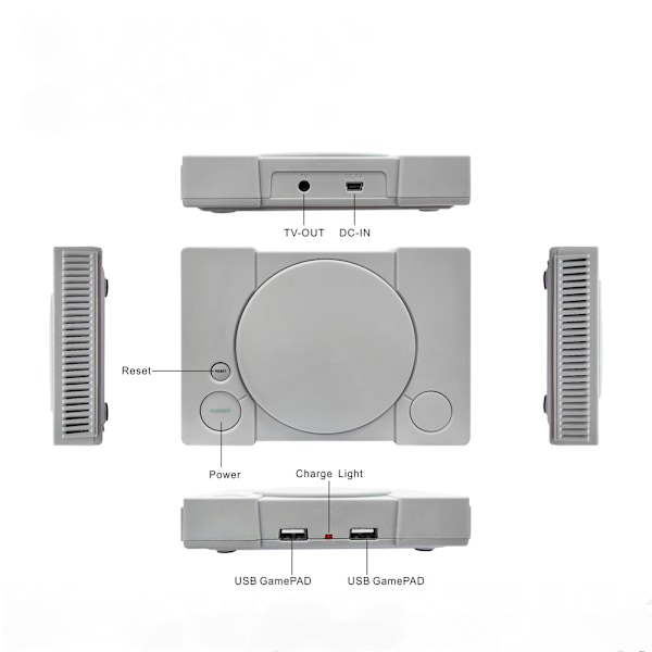 8-bit PS1 Mini Spillmaskin Klassisk Retro Spillkonsoll Videospillkonsoll