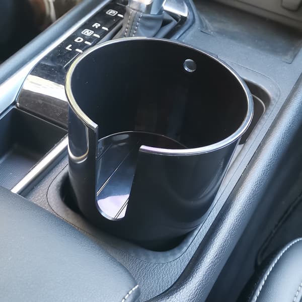 Universal bilkopholder, kopholder til biler, forhindrer drikkevarer og kaffe i at spilde i bilen (sort)