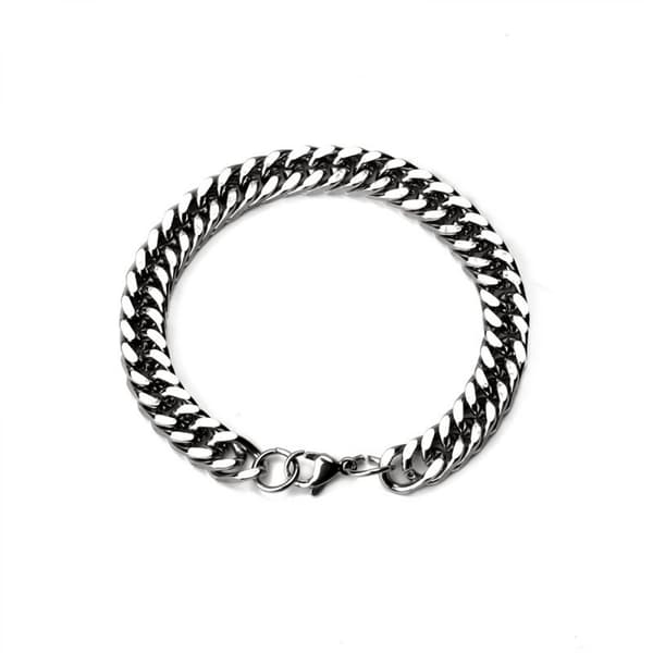 Kjede-armbånd i rustfritt stål for menn