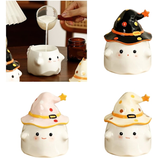 350ml Keramik Kaffeekop Cartoon Halloween Teekoppe Søde Porcelæn Latte Kopper til Kaffe Te Mælk Drikkevarer