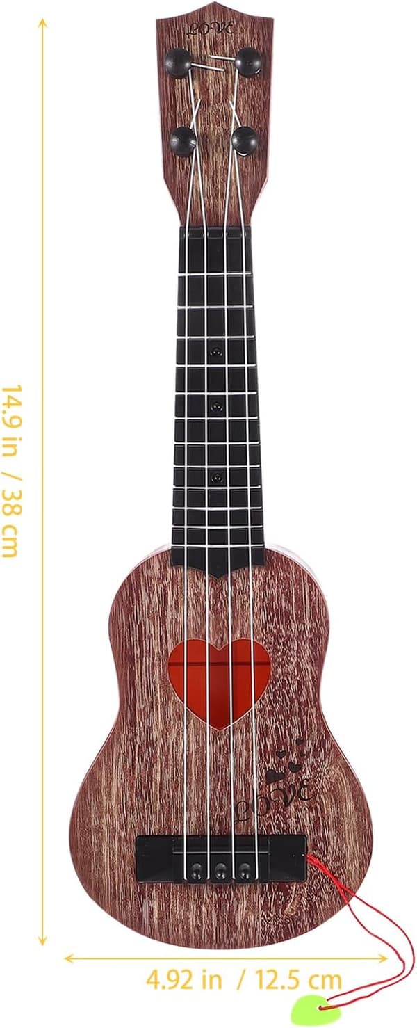 Ukuleleleksak Ukuleles för barn Nybörjare Ukuleles Barn Trägitarr Barn Gitarrleksak Gitarrleksak Småbarnsgitarr Småbarnsukuleles Gitarr Ukuleles för nybörjare