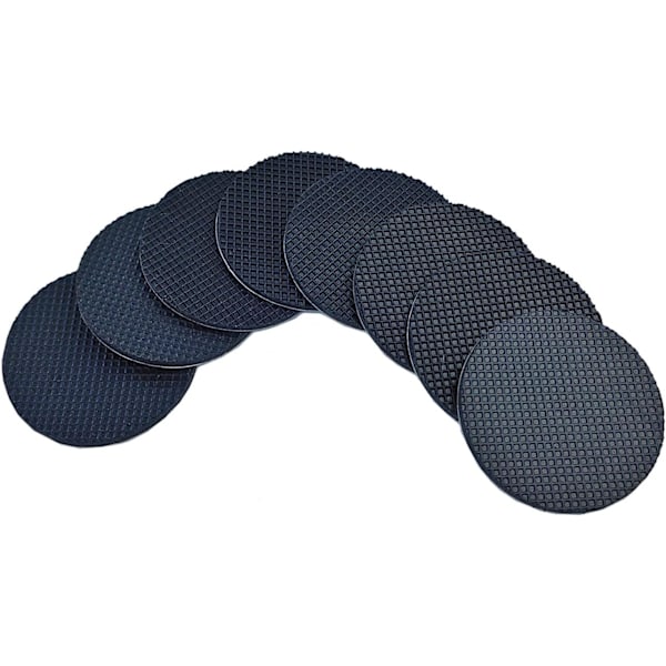 8 st Gummimöbelkuddar, Halkskydd, Golvskydd, 40 mm, Runda Gummikuddar, Självhäftande för Möbelben, Stolsben