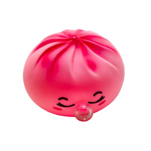 Ny Spit Bubble Dumpling Squishy Leketøy med Dampboks, Stresslindrende Sensorisk Fidget Leketøy for Autisme ADHD Barn og Voksne yellow