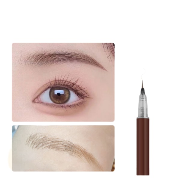 Eyebrow Pen Liquid Brow Pencil - Eyebrow Pencil Draw Hair Like Stroke Brows, Natural Eye Brow Makeup