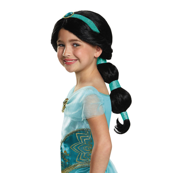 AVEKI Child Princess Jasmine Costume Peruk, Black-15