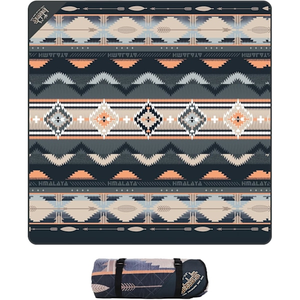 Erittäin suuri piknikhuopa 200 x 150 cm, kokoontaitettava, pestävä, vedenpitävä, hiekkaa hylkivä, pehmeä ja söpö ulkokäyttöön tarkoitettu piknikhuopa retkeilyyn, rantahuopa 78" X 59"