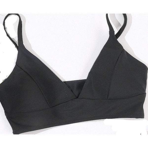 WJSMWomens Bikini Sort Push Up Brasiliansk Todelt Badedragt Black L
