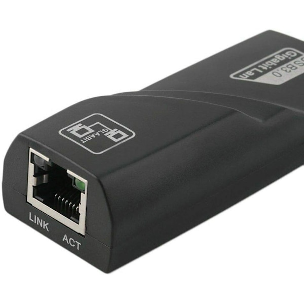 USB 3.0 Gigabit Ethernet 10/100/1000 Mbps RJ45 LAN-nettverksadapter for PC Mac