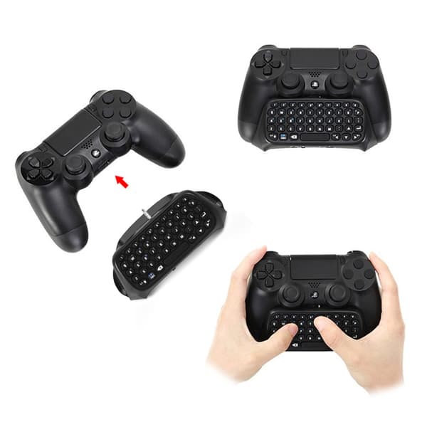 Mini Langaton Bluetooth Pelikäyttöinen Chatpad PS4-Ohjaimelle