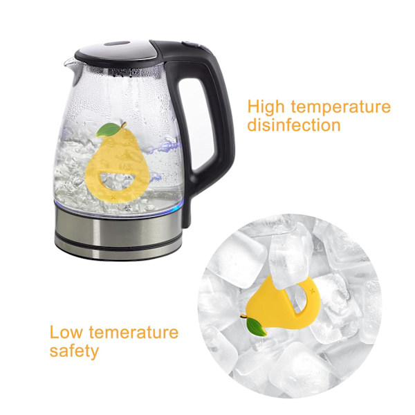 Baby Bideringe Legetøj BPA-Fri Soothing Bideringe Tyggelegetøj Søde Frugtformer 2 Stykker Sæt Oplysningslegetøj til Børn Over 6 Måneder
