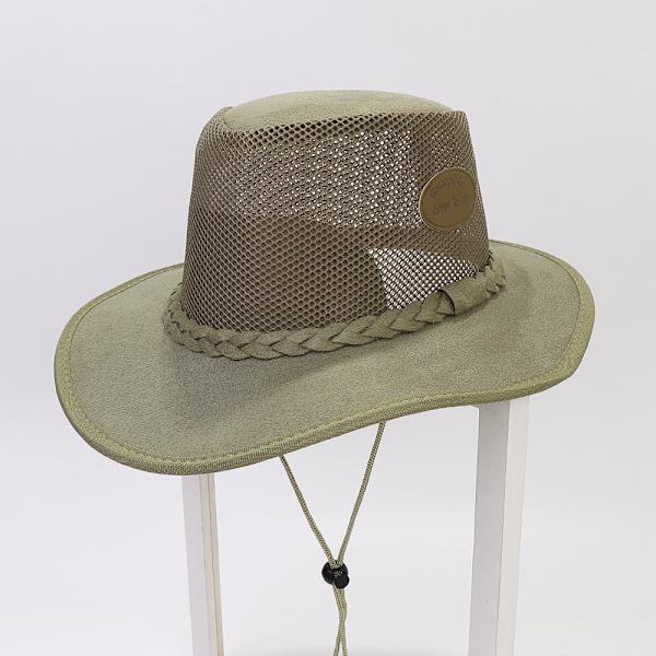 Mesh solhatt för män Golf Soaker hattar sommar strand safari bred brätte fiske keps utomhus