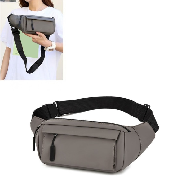 Fanny Pack Vedenpitävä Suuri Kapasiteetti Miehet Naiset Matkapuhelin Vyölaukku Ulkoiluun  Vapaa Koko Champagne