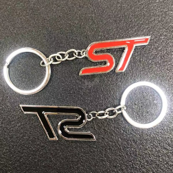 3D-nyckelring för Focus Fiesta ST-emblem i metall, nyckelring för Ford F-150