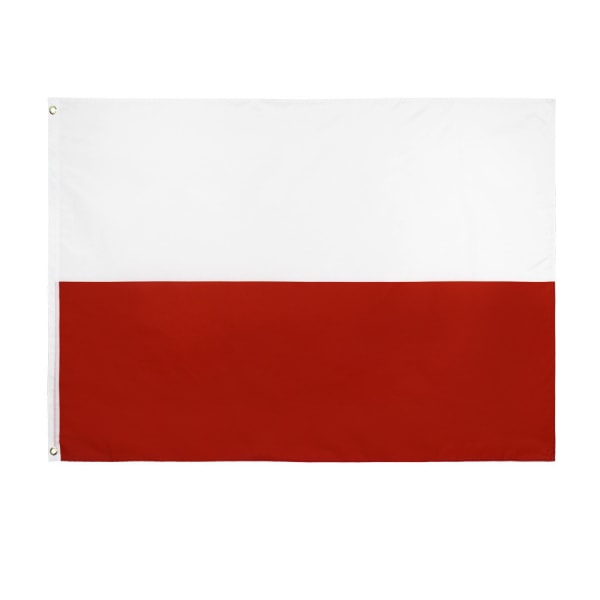 Polen polska flaggan | 3x5 ft landsflagga, inomhus/utomhus, livfulla färger, mässingshylsor, tjockare och mer hållbart