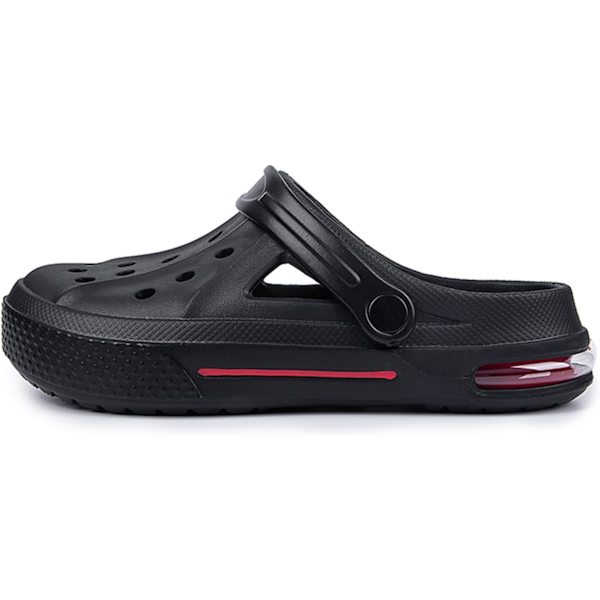 Dames Have Clogs Sko Casual Slippers Strand Sandaler Anti-Slip Pool Vandsko Hjemmesko Sommer Fodtøj Black 10.75inch 8.5 Women/7 Men
