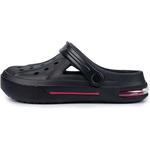 Kvindernes Have Clogs Sko Casual Slipper Strand Sandaler Anti-Slip Pool Vandsko Hjemmesko Sommer Fodtøj Black 9.25inch 9.5 Women/8 Men