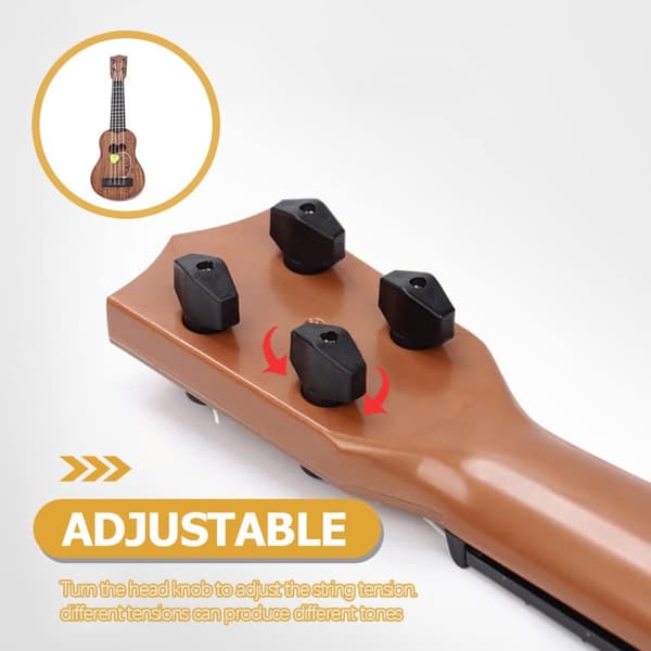 Ukuleleleksak Ukuleles för barn Nybörjare Ukuleles Barn Trägitarr Barn Gitarrleksak Gitarrleksak Småbarnsgitarr Småbarnsukuleles Gitarr Ukuleles för nybörjare