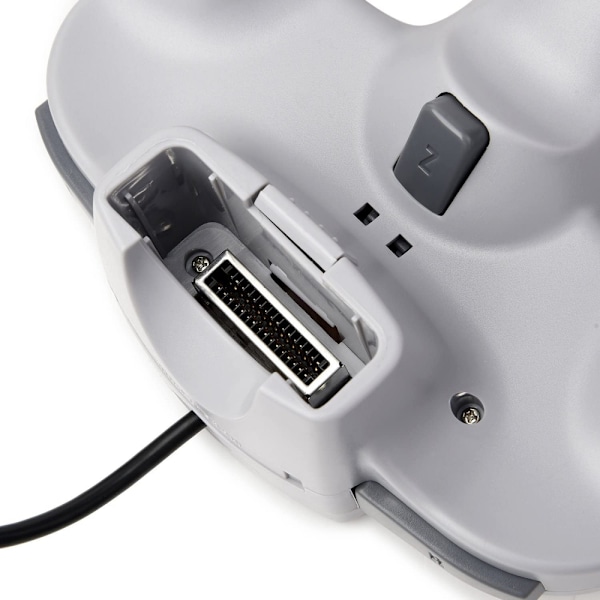 N64-kontroller, klassisk retro kablet N64 64-bit gamepad joystick for Ultra 64 videospillkonsoll N64-system GC-plugg (gull)