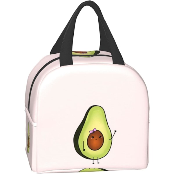 Avocado Girl Frokostboks Rejsetaske Picnic Tasker Isoleret Holdbar Indkøbspose Genanvendelige Vandtætte Tasker Til Mand Kvinde Avocado Girl One Size