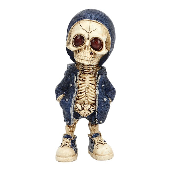 Luuranko-figuurit Hieno Exquisite Resin Luuranko-patsas Kotiin Juhlat Pöytäkoriste Lahja Tyyppi D