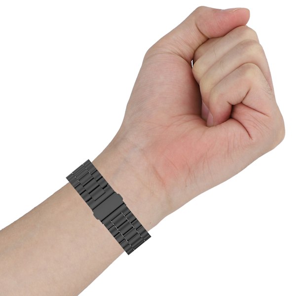 Band uden mellemrum til Galaxy Watch 5 40/44mm rustfrit stål metal udskiftningsrem, Business Band til mænd og kvinder