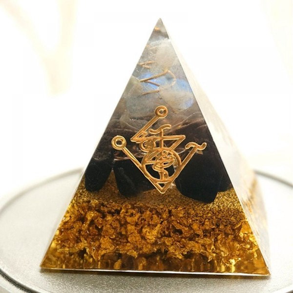 Kristallkulor Orgonpyramid Obsidiansten Skyddskristaller Chakra Meditation Pyramid Energiskapande Healing Stones Attract
