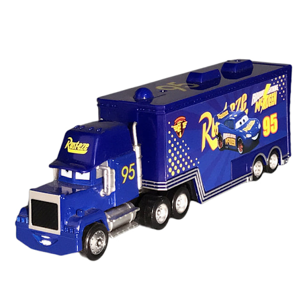 Bilar Story 3 Lightning McQueen 86 Roadmaster 36 Uncle McIntyre Alloy Container Truck Modell