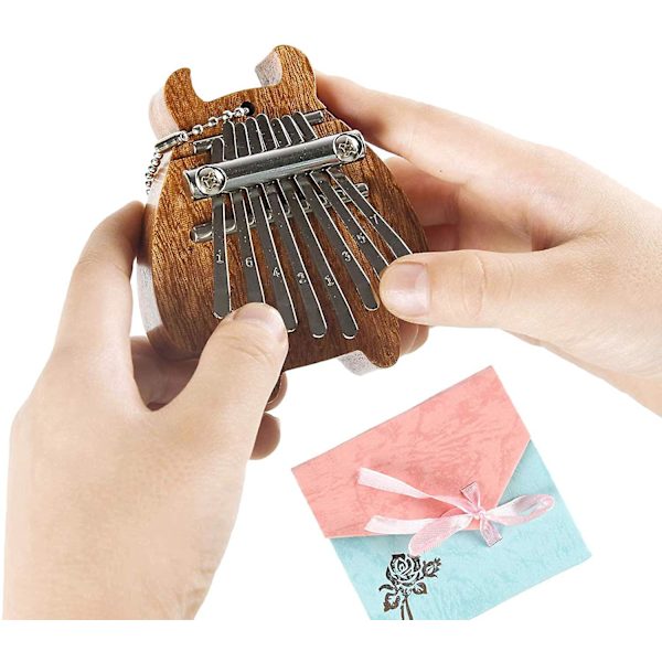 Sød Mini Kalimba Lille Kalimba Mbira Hånd Harpe Musikinstrumenter Marimba Lille Bærbar Finger Tommelfinger Klaver Tilbehør