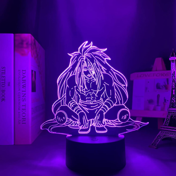 3D LED Lys Anime Yuyu Hakusho Raizen til Soveværelses Dekoration Natlys Børnefødselsdagsgave Manga Værelse Skrivebord 3D Lampe Yu Yu Hakusho