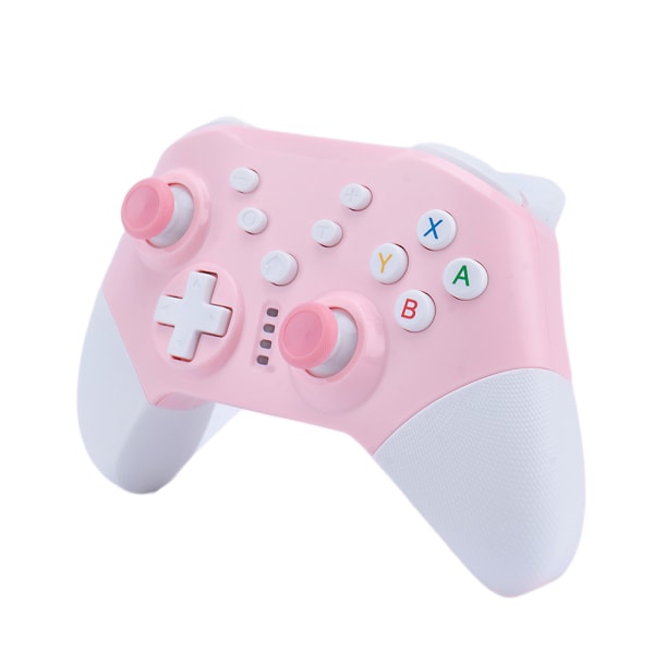 Switch Controller, Wireless Switch Pro Controller for Switch/switch Lite/switch Oled, 6-axis Gyroscope, and Dual Vibration(Pink)