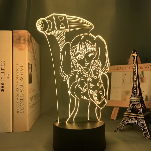 Anime LED-lampa De Sju Dödssynderna Diane Ljus för Sovrumsdekoration Nanatsu No Taizai Manga LED Nattlampa Födelsedagspresent