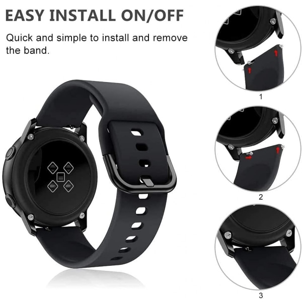 För remkompatibel 19 mm ID205L Veryfitpro Smart Watch, snabbfrigörande mjuk silikon utan blekningsmönster printed blomersättningsrem för ID205L, ID2