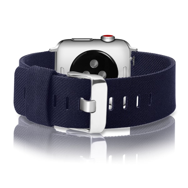 Canvasband kompatibel med Apple Watch 41mm tygband mjukt vävt tyg sport dressy band för Apple Watch Series 7/8
