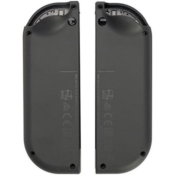 Ersättningshölje för Switch NS JoyCon-kontroll (Grå-Svart)