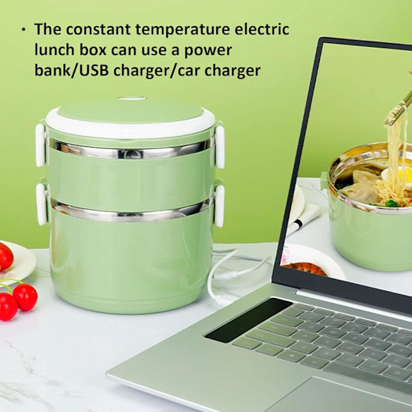 Värmande lunchlådor för vuxna, Plug In Lunch Box, Värm upp lunchlådan självuppvärmd. Värmande lunchlådor för vuxna, Plug In Lunch Box